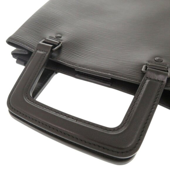 LOUIS VUITTON Black Leather Shoulder Bag - Picture 6 of 10